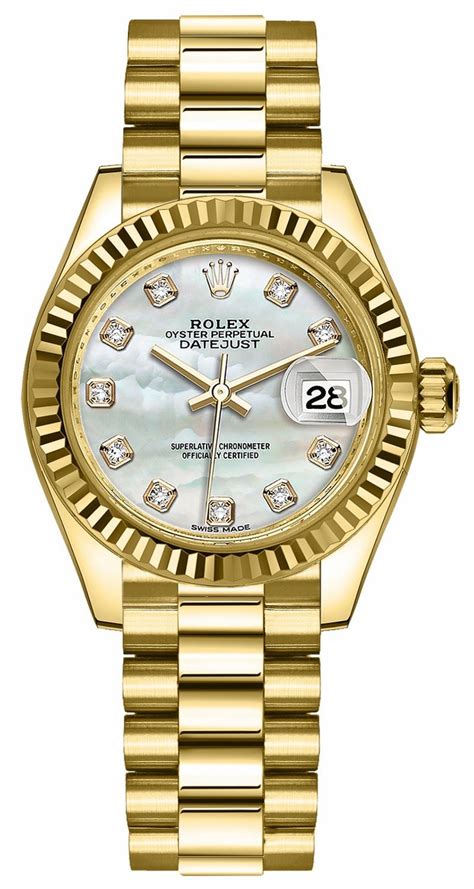 rolex dame 2017|Rolex lady Datejust gold.